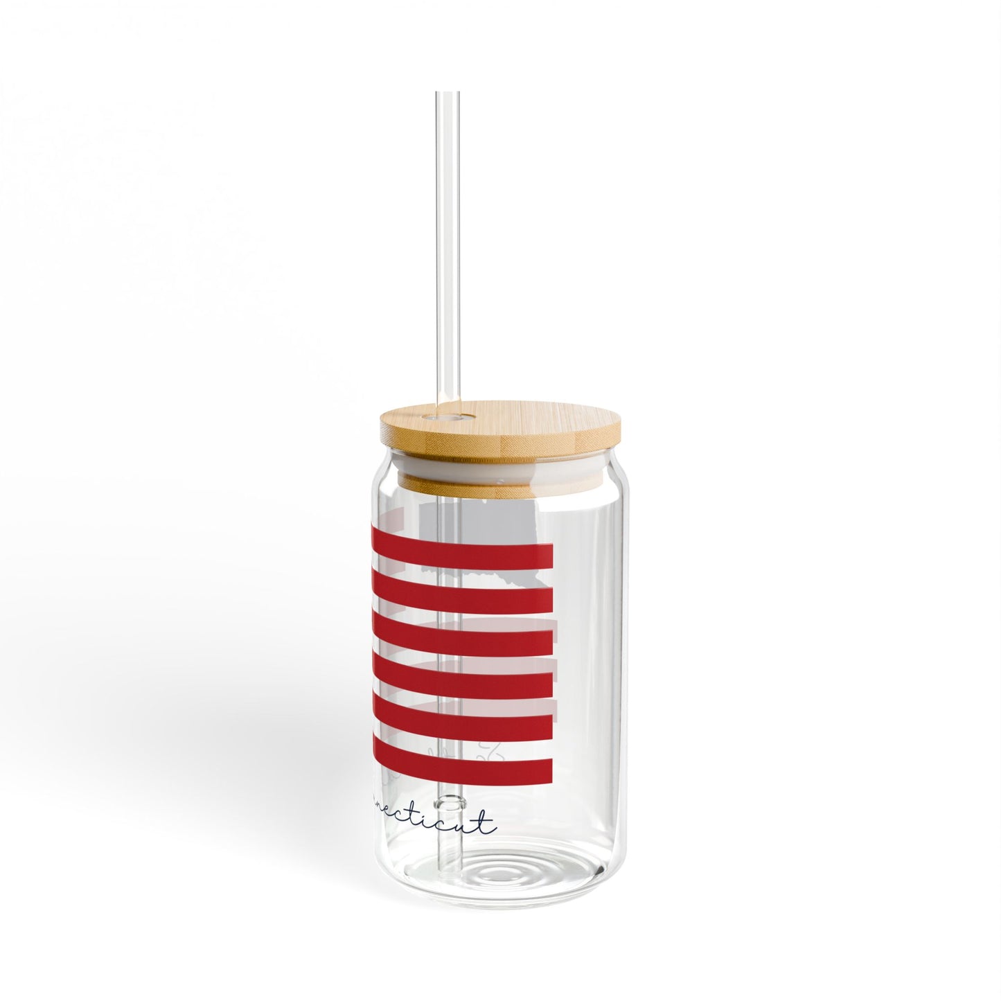 Scotland Connecticut Flag Sipper Glass, 16oz