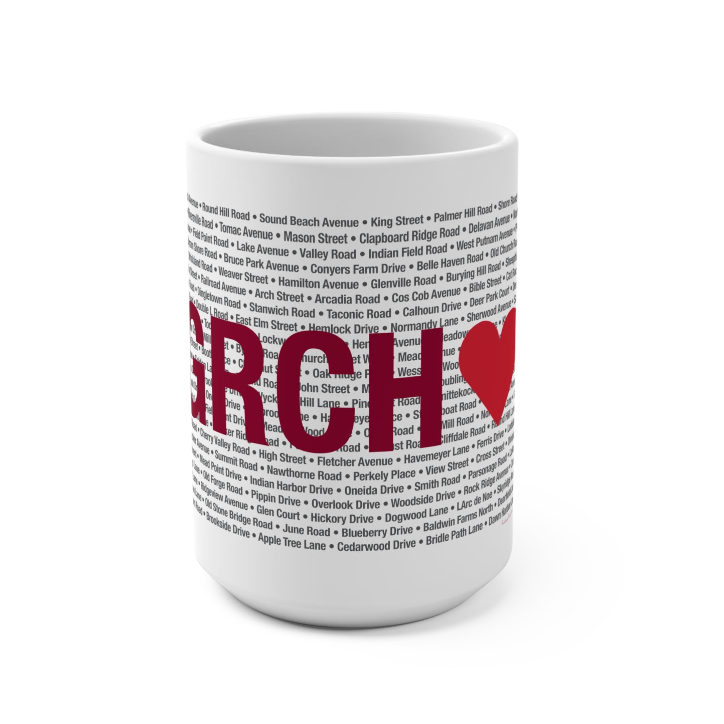 Greenwich Love Mug 15oz