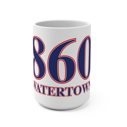 Watertown Red, White & Blue Mug 15oz