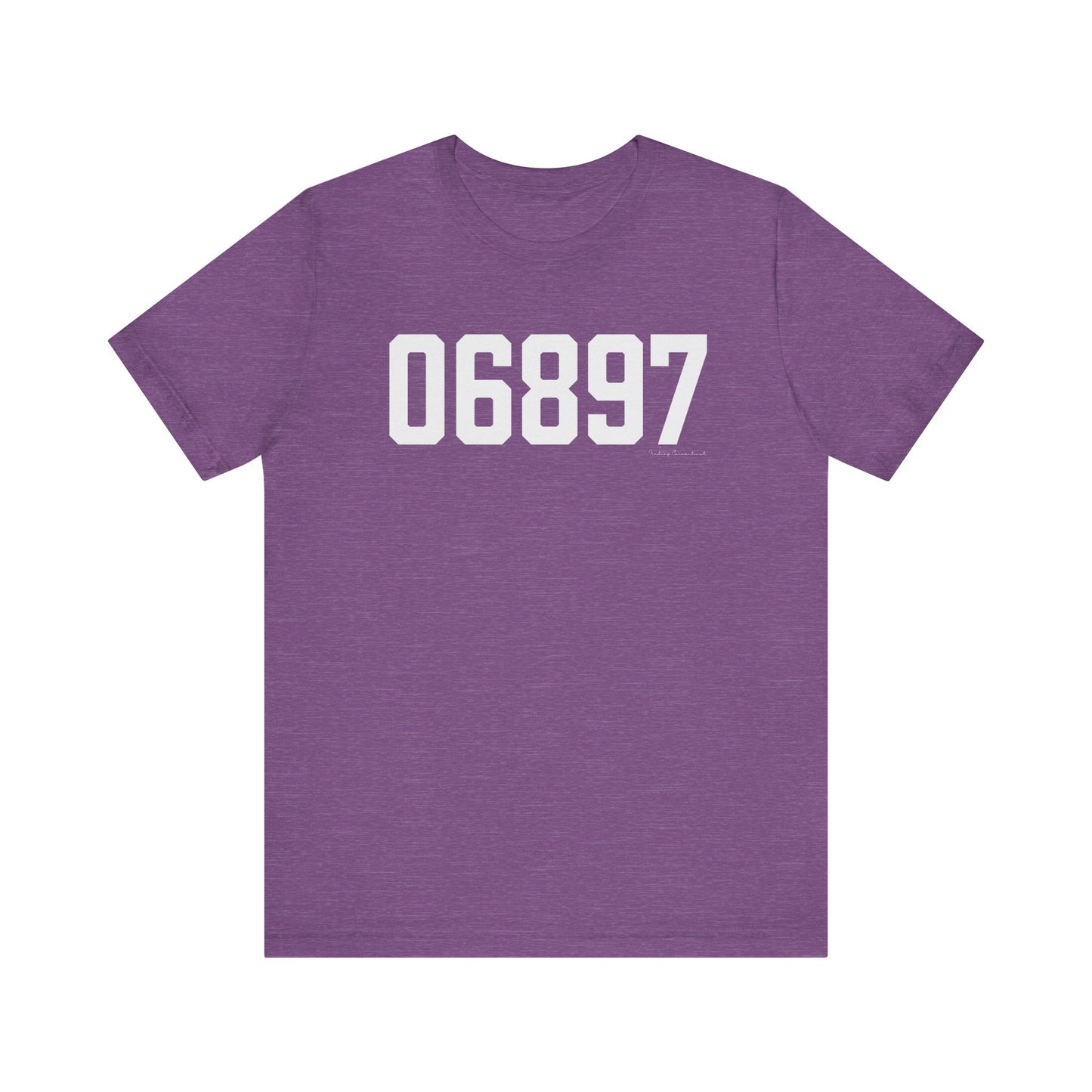 06897 Wilton CT Zip Code Unisex Jersey Short Sleeve T-Shirt