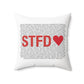Stratford Love Spun Polyester Square Pillow