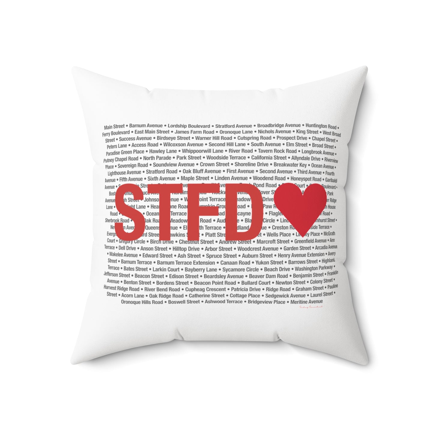 Stratford Love Spun Polyester Square Pillow