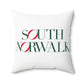 41 Tilt South Norwalk Spun Polyester Square Pillow