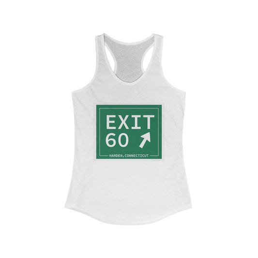 Vintage Exit 61 WCP Sign Women's Ideal Racerback Tank Top