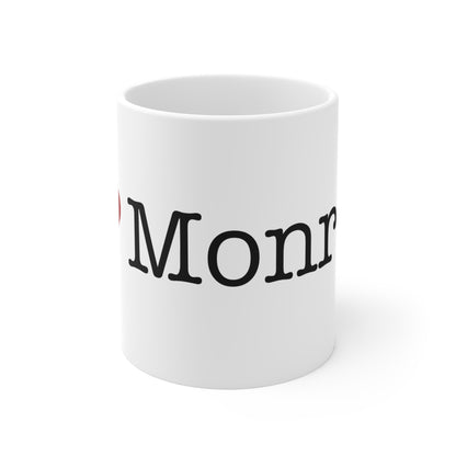 I Heart Monroe. Mug 11oz
