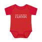 Just a kid from Clinton Infant Baby Rib Bodysuit