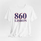 860 Lisbon Red White & Blue Unisex Jersey Short Sleeve T-Shirt
