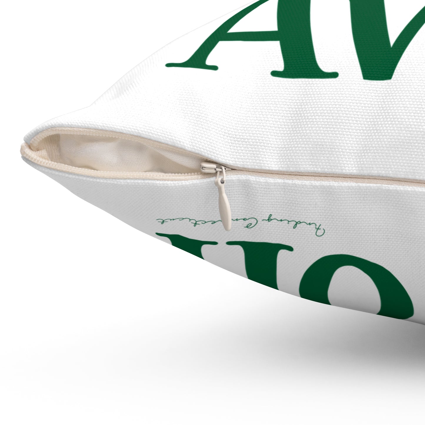 I Clover Avon Spun Polyester Square Pillow