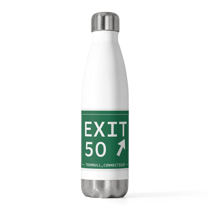 Vintage Exit 50  Merritt Parkway Sign 20oz Insulated Bottle