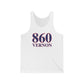 860 Vernon Red White & Blue Unisex Jersey Tank Top