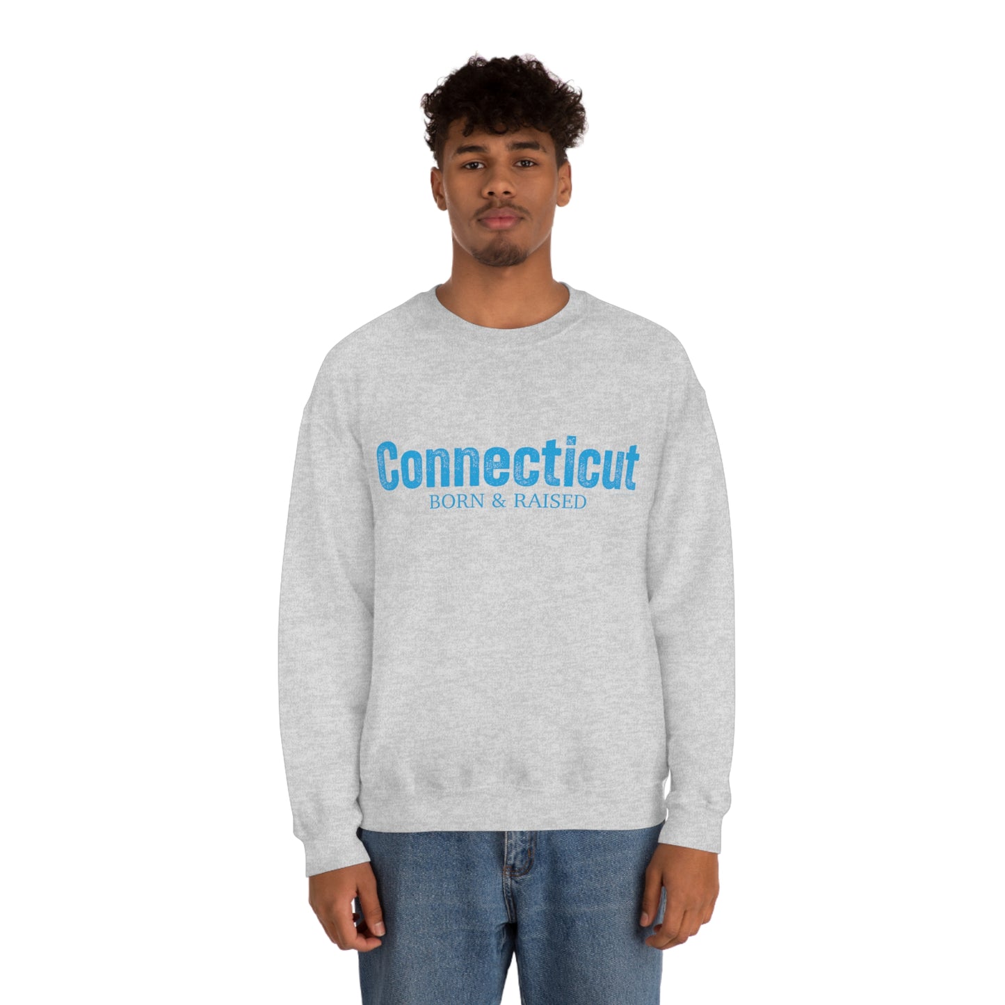 Connecticut Born & Raised Unisex Heavy Blend™ Crewneck Sweatshirt