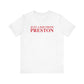 Just a kid from Preston Unisex Jersey Short Sleeve T-Shirt