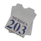 Meriden 203 Connecticut Unisex Jersey Short Sleeve Tee