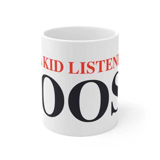 Just a kid Listening  to Goose - Blue & Orange Mug 11oz