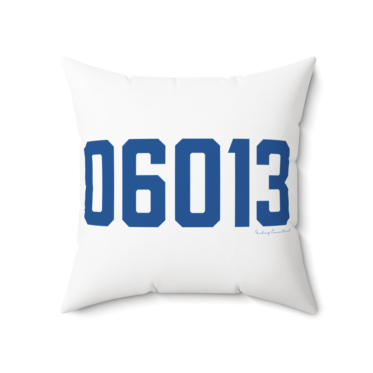 06013 Burlington Connecticut Zip Code Polyester Square Pillow