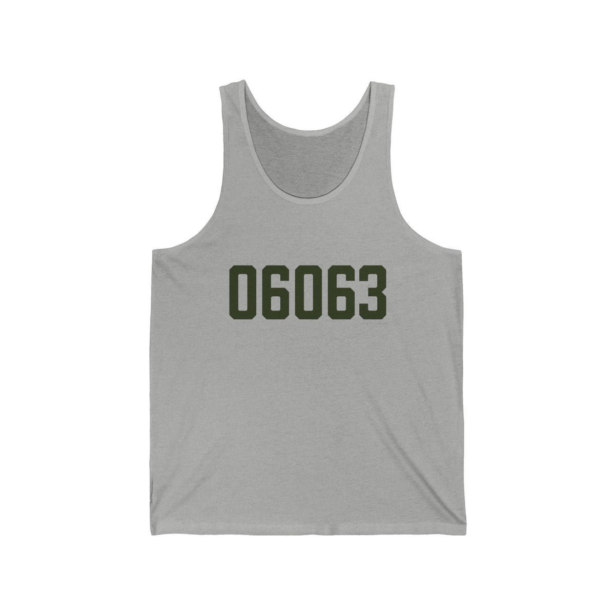 06063 Barkhamsted Connecticut Zip Code Unisex Jersey Tank Top