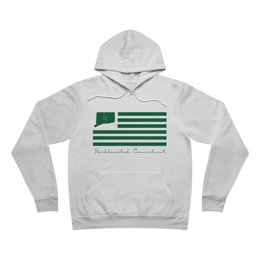 Barkhamsted Connecticut St. Patrick’s Day Flag Unisex Sponge Fleece Pullover Hoodie