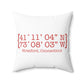 Stratford Coordinates Spun Polyester Square Pillow