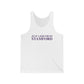 Just a kid from Stamford Unisex Jersey Tank Top