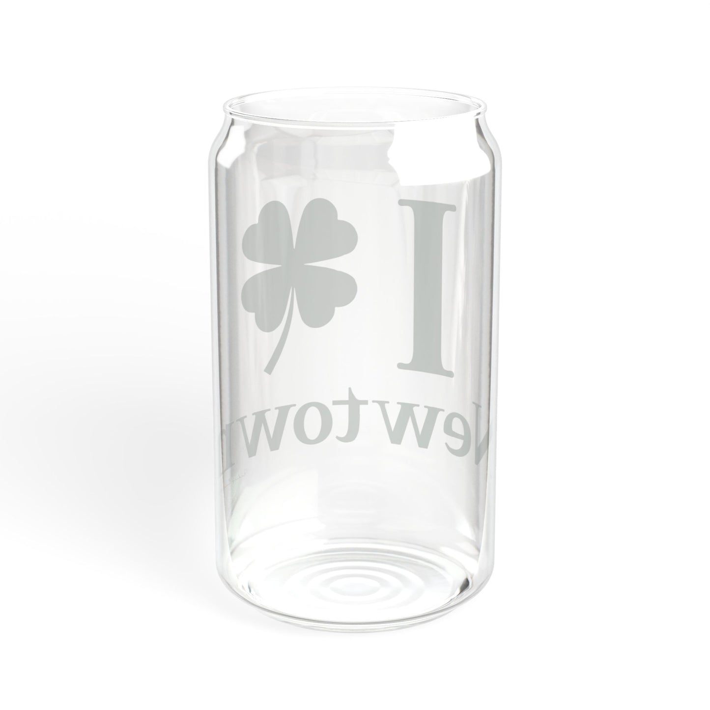 I Clover Newtown Sipper Glass, 16oz