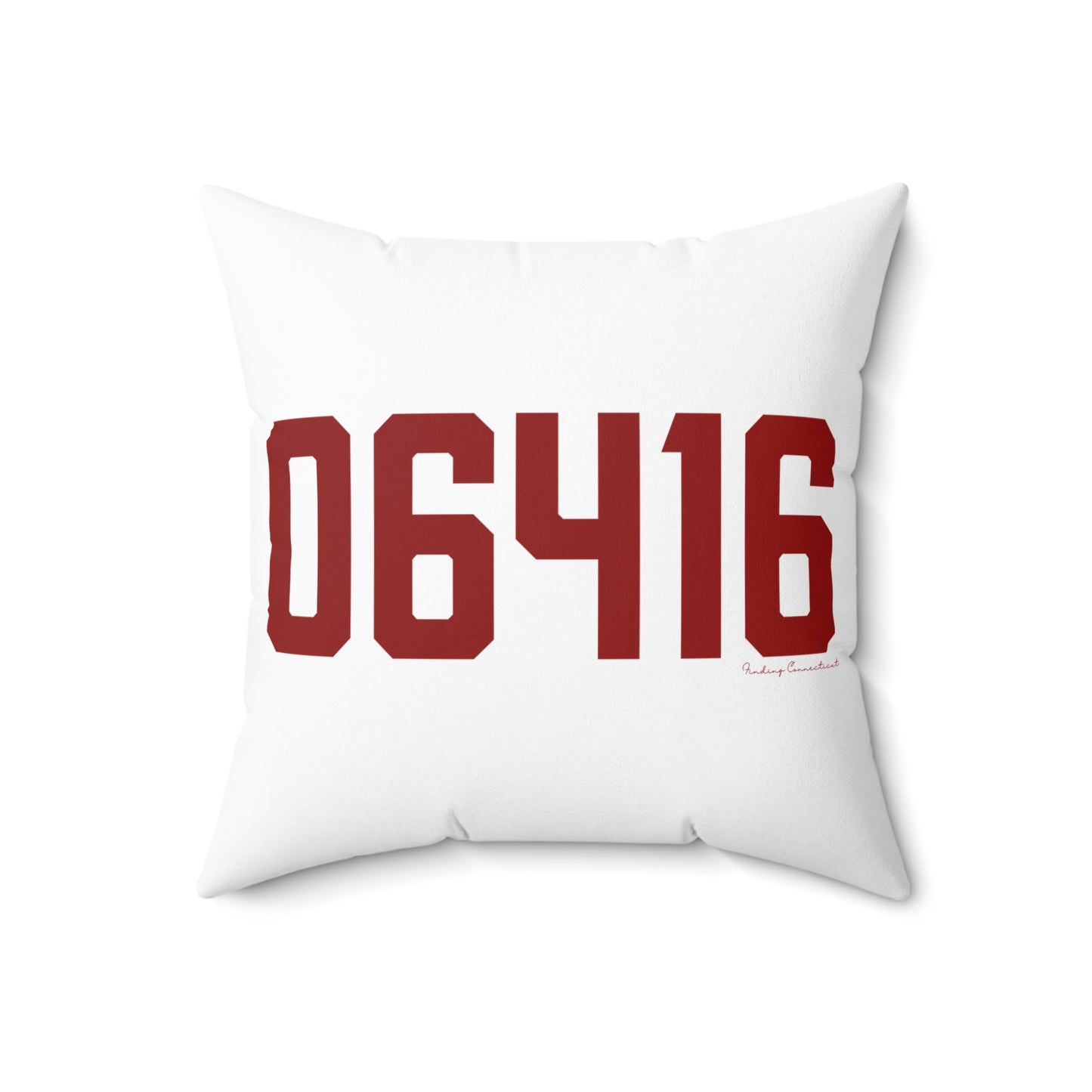 06416 Cromwell Connecticut Zip Code. Spun Polyester Square Pillow