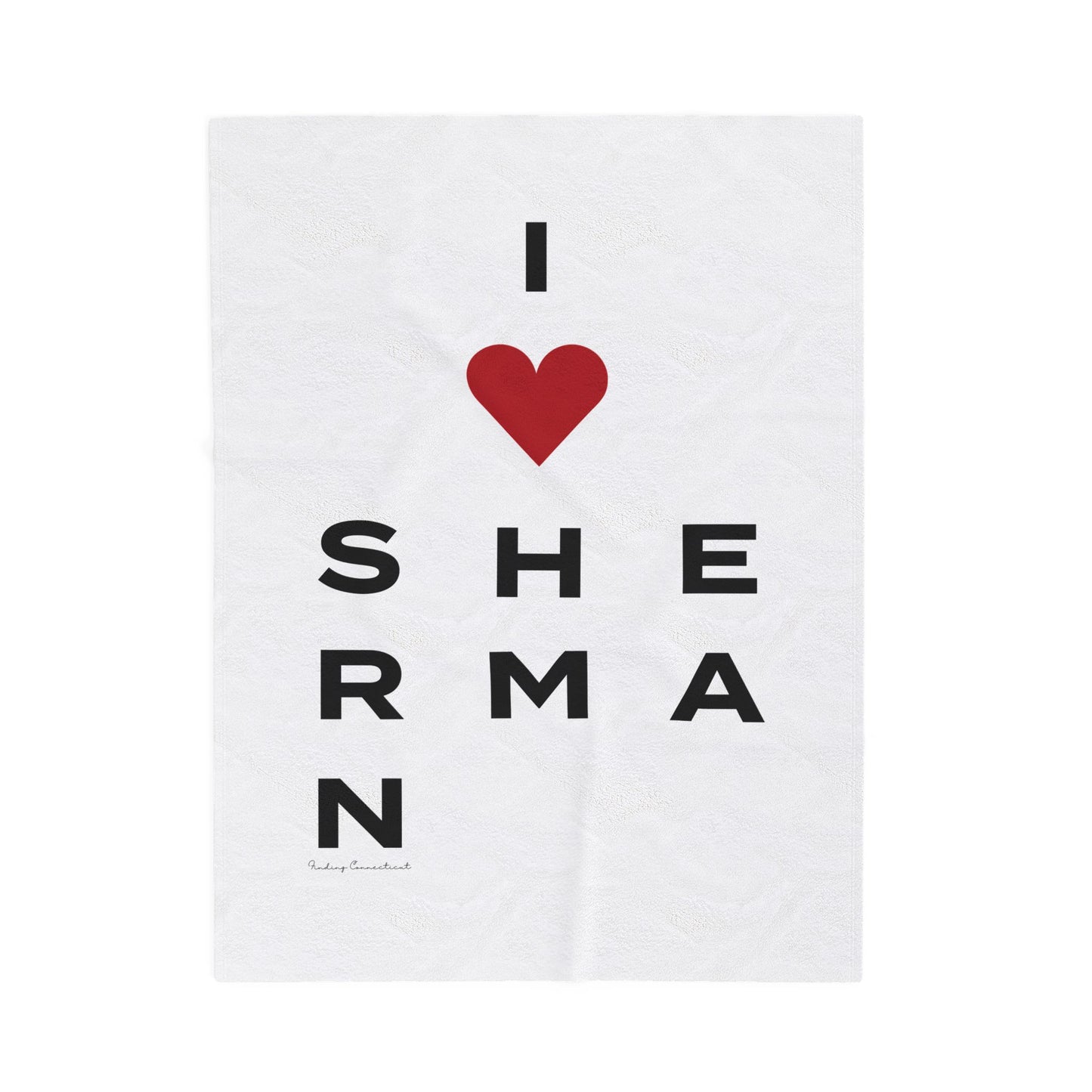 Sherman Vision Velveteen Plush Blanket