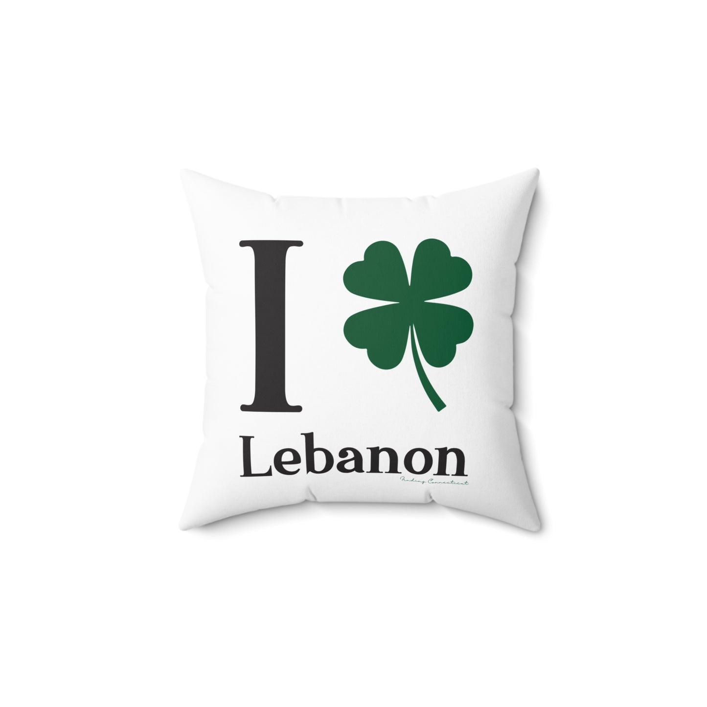 I Clover Lebanon Spun Polyester Square Pillow