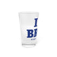 I Heart BRPT Pint Glass, 16oz