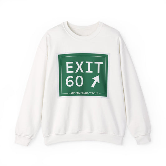 Vintage Exit 60 WCP Sign Unisex Heavy Blend™ Crewneck Sweatshirt