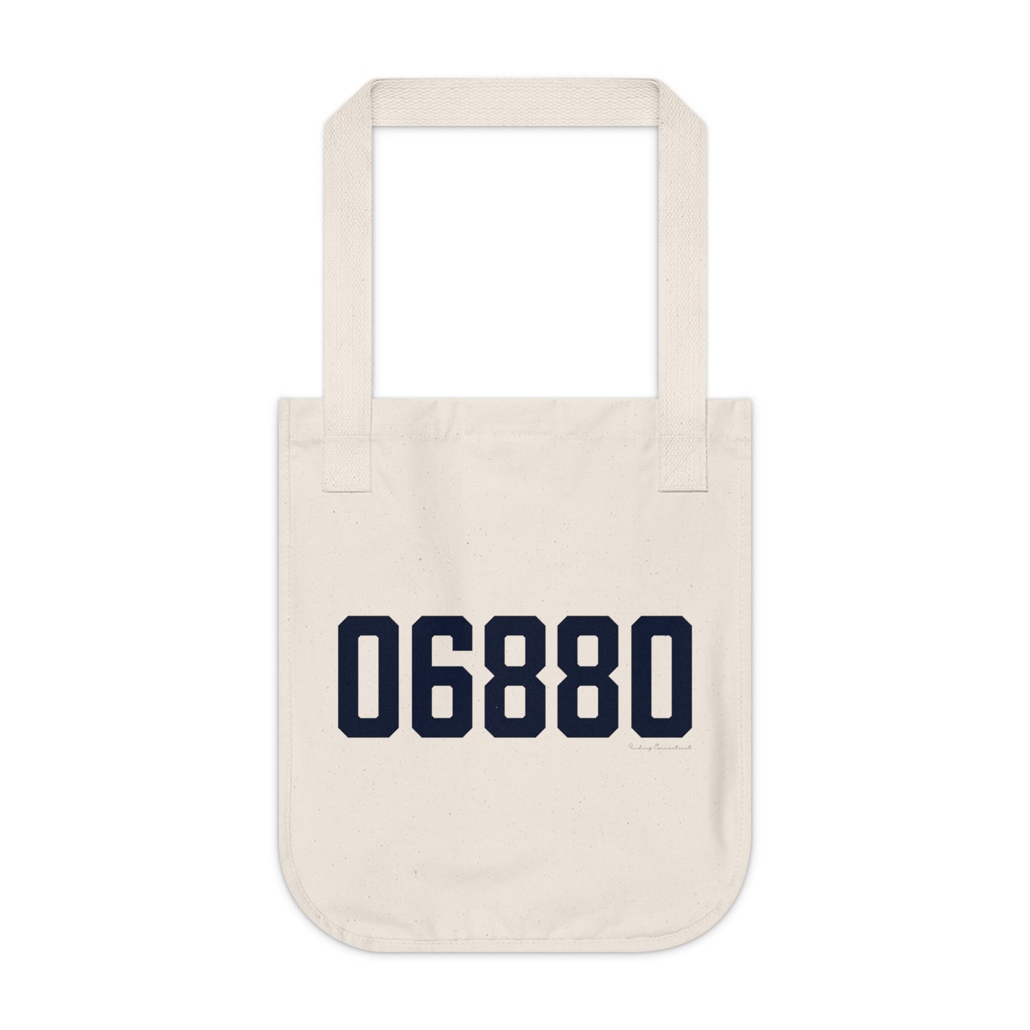 06880 Westport Connecticut Zip Code Organic Canvas Tote Bag