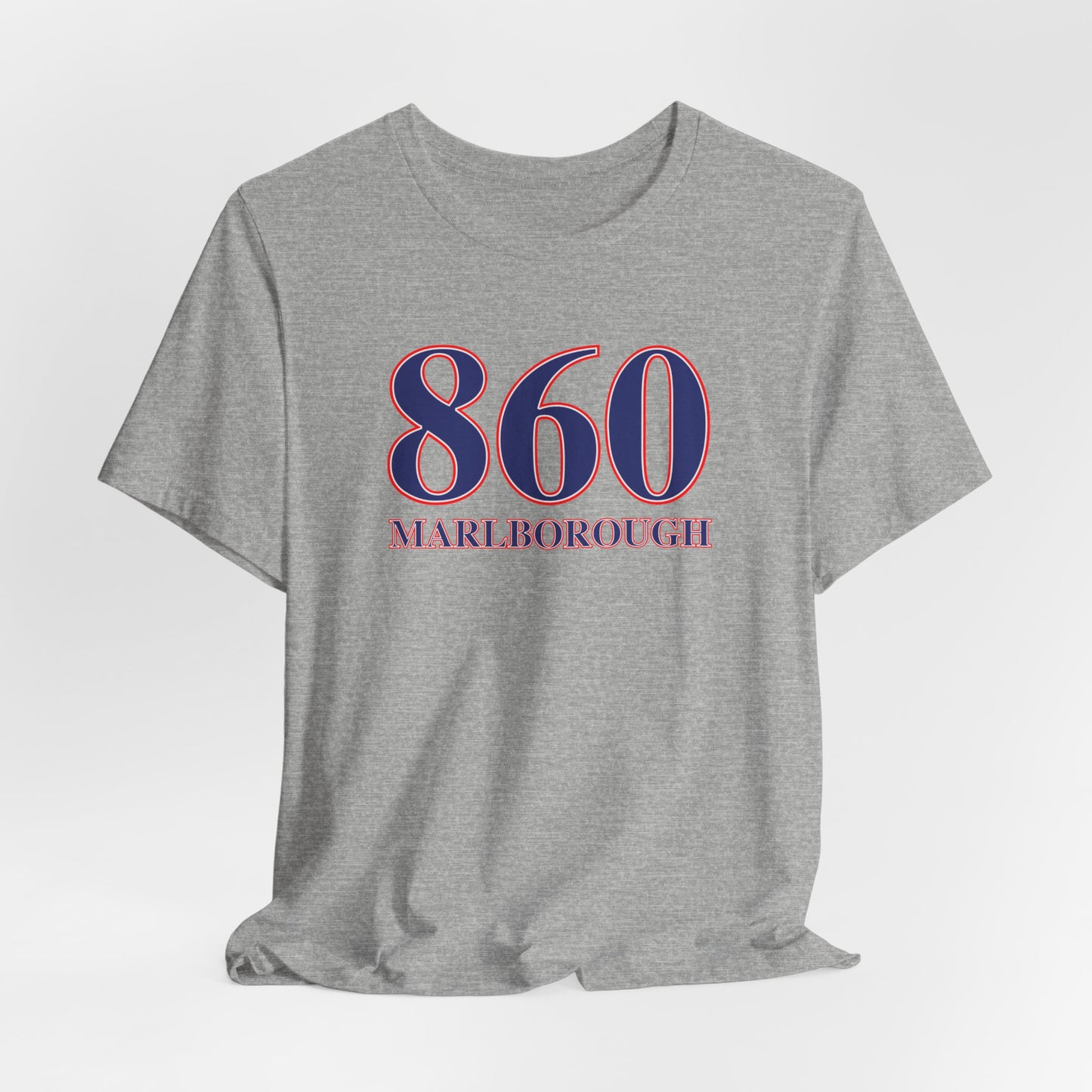 860 Marlborough Red White & Blue Unisex Jersey Short Sleeve T-Shirt