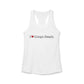 I Heart Compo Beach. Women's Ideal Racerback Tank Top