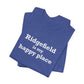 Ridgefield Is My Happy Place Unisex Jersey Short Sleeve T-Shirt
