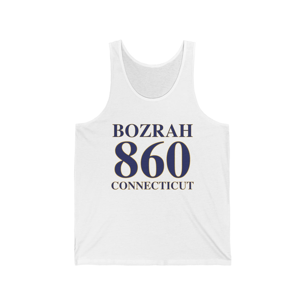 Bozrah 860 Connecticut Unisex Jersey Tank Top
