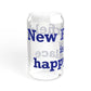 New Fairfield Is My Happy Place Sipper Glass, 16oz