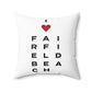 Fairfield Beach Vision Spun Polyester Square Pillow