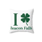 I Clover Beacon Falls Spun Polyester Square Pillow