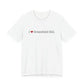 I Heart Greenfield Hill. Unisex Jersey Short Sleeve T-Shirt