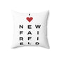 New Fairfield Vision Spun Polyester Square Pillow