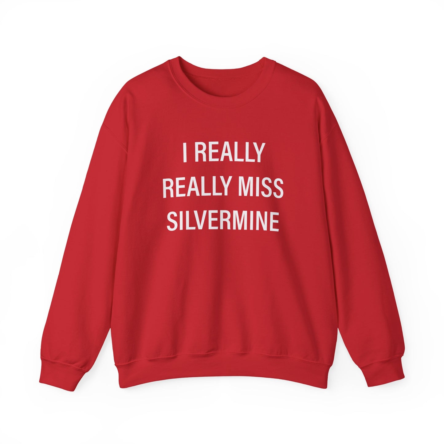 I Really Really Miss Silvermine Unisex Heavy Blend™ Crewneck Sweatshirt
