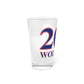 Wolcott Red, White & Blue Pint Glass, 16oz
