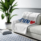 Newtown Love Sherpa Fleece Blanket