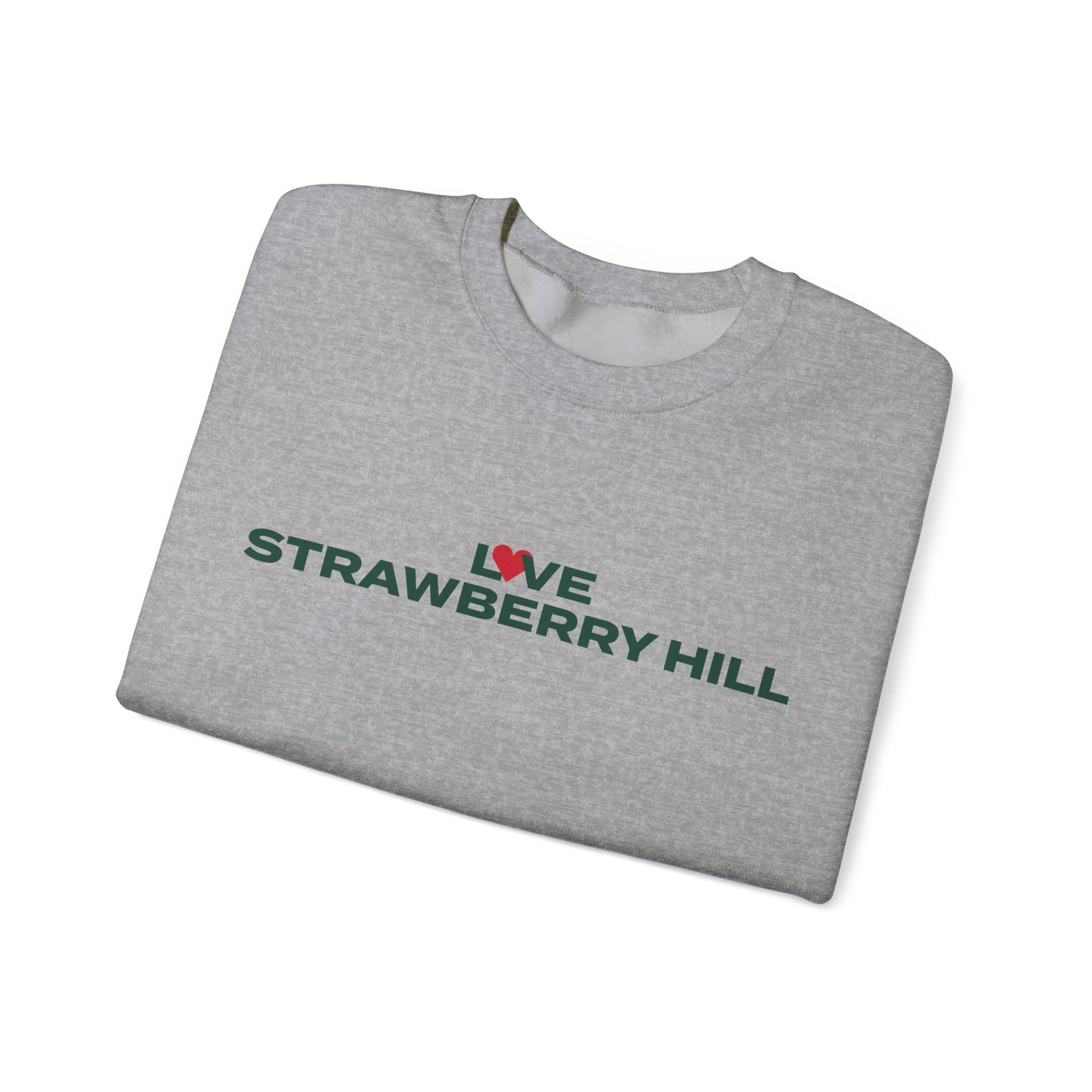 Love Strawberry Hill Unisex Heavy Blend™ Crewneck Sweatshirt