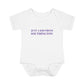 Just a kid from Southington Infant Baby Rib Bodysuit