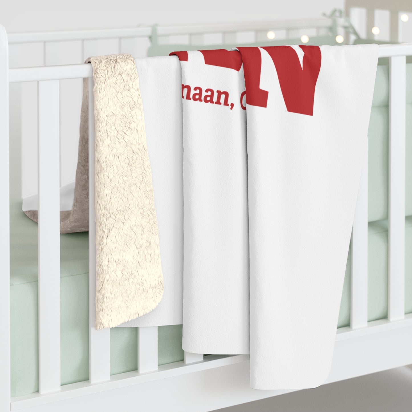 I Heart NWCN Sherpa Fleece Blanket