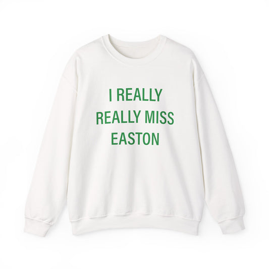 I Really Really Miss Easton Unisex Heavy Blend™ Crewneck Sweatshirt