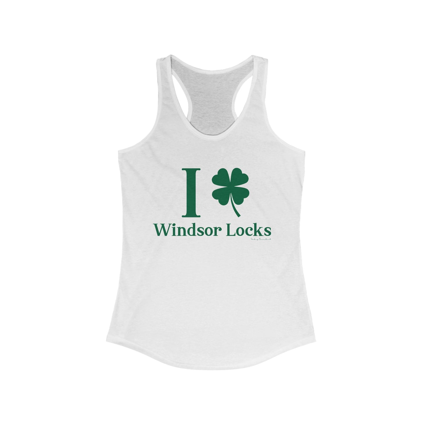 I Clover Windsor Locks Women's Ideal Racerback Tank Top