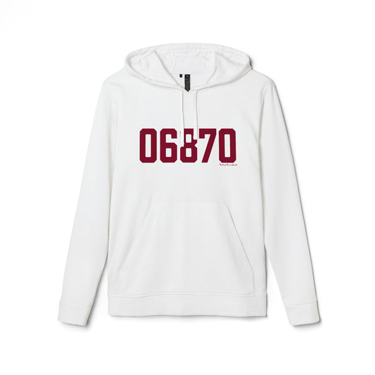 06870 - Greenwich Connecticut Zip Code adidas Unisex Fleece Hoodie