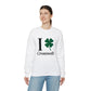 I Clover Cromwell  Unisex Heavy Blend™ Crewneck Sweatshirt (black)