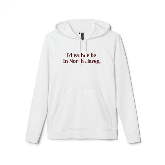 I'd rather be in New Haven. adidas Unisex Fleece Hoodie